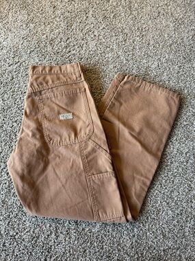 Wrangler Carpenter Pants - Camel Brown - Men’s 32x30 - Cotton Blend